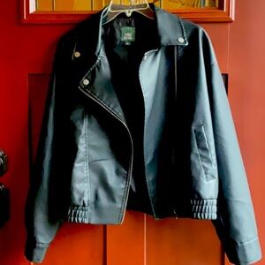 Wild Fable small Black faux Leather Jacket